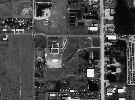 Starlite Drive-In Theatre - Aerial Photo - Photo From Terraserver